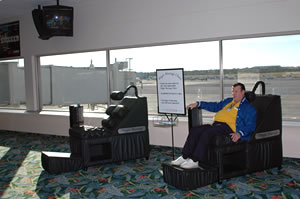 Magic Massage Chair in Airport