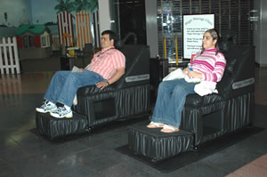 Magic Massage Chair in Airport